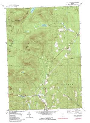 Knox Mountain topo map