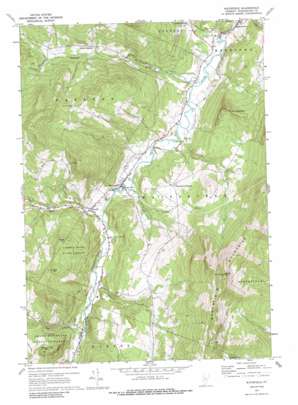 Waitsfield USGS topographic map 44072b7
