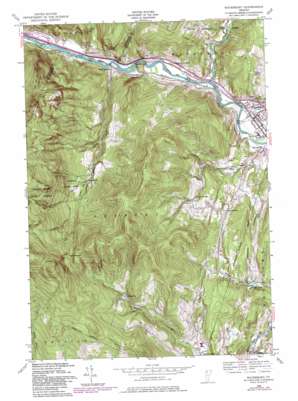 Waterbury USGS topographic map 44072c7