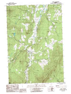 Lowell USGS topographic map 44072g4