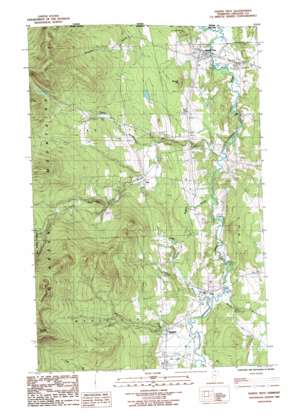 North Troy topo map