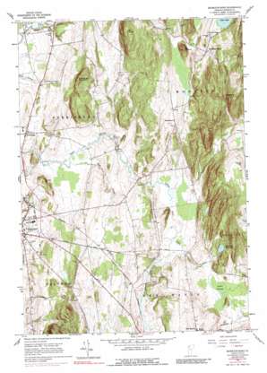 Vergennes East topo map