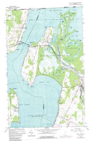 East Alburg USGS topographic map 44073h2