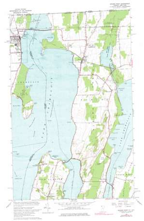 Rouses Point topo map