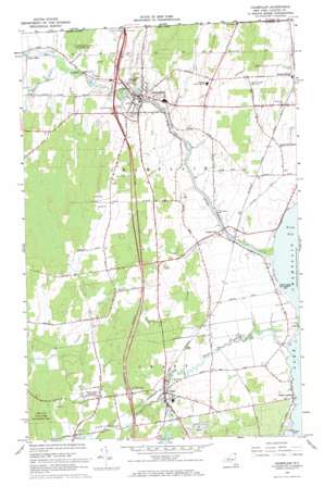Champlain USGS topographic map 44073h4