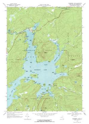 Cranberry Lake topo map