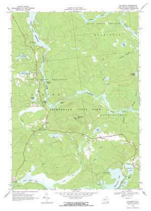 Childwold topo map