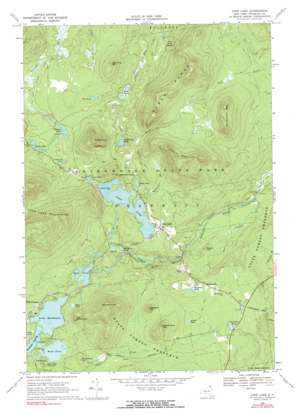 Loon Lake topo map