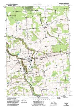 Chateaugay topo map