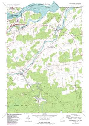 Hogansburg USGS topographic map 44074h6