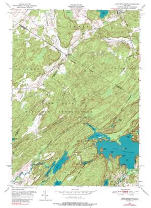 Lake Bonaparte topo map