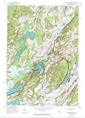 Muskellunge Lake USGS topographic map 44075c6