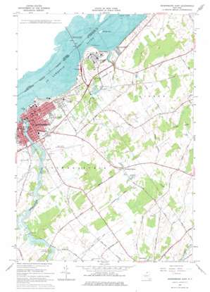 Ogdensburg East USGS topographic map 44075f4