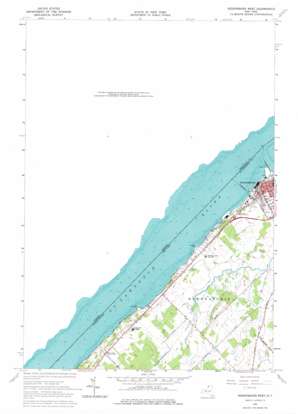 Ogdensburg West USGS topographic map 44075f5