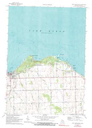 Port Austin East USGS topographic map 44082a8