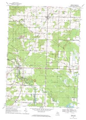 Omer USGS topographic map 44083a7