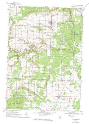 Whittemore topo map