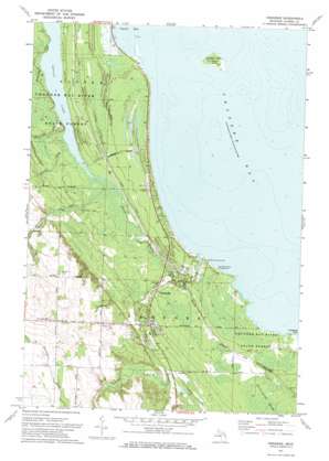 Ossineke USGS topographic map 44083h4