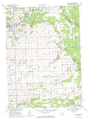 Wagarville topo map