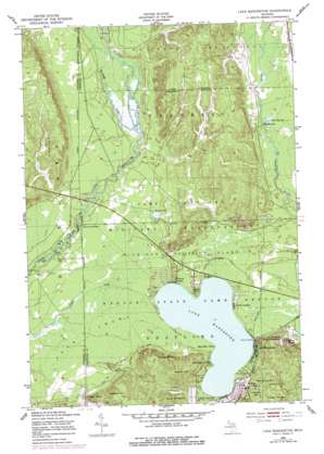 Lake Margrethe USGS topographic map 44084f7