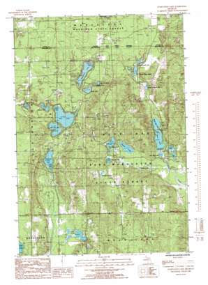 Starvation Lake USGS topographic map 44084g8
