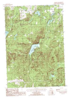 Crooked Lake USGS topographic map 44084h2