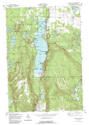 Otsego Lake USGS topographic map 44084h6