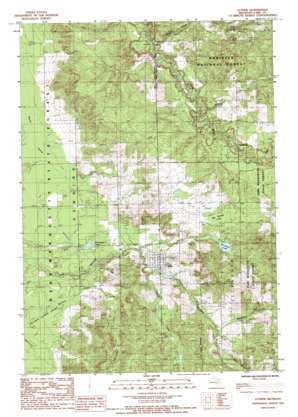 Luther Sw topo map