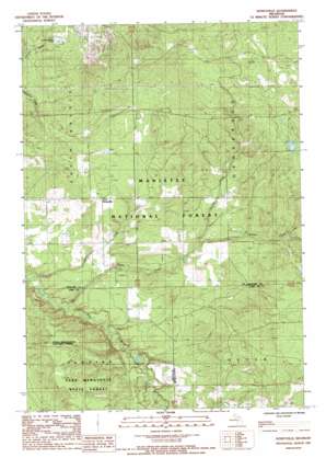 Hoxeyville USGS topographic map 44085b6