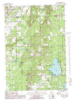 Westwood topo map
