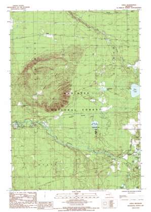 Udell USGS topographic map 44086b1
