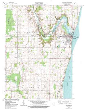 Kewaunee USGS topographic map 44087d5
