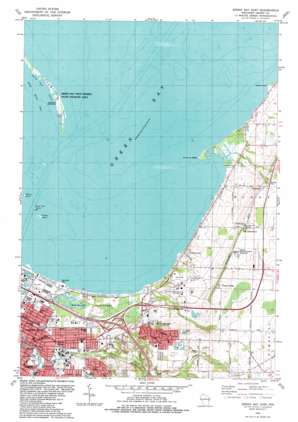 Green Bay East USGS topographic map 44087e8