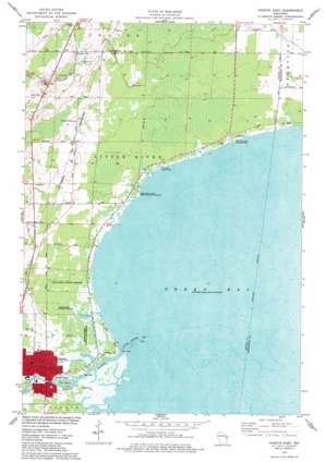Oconto East USGS topographic map 44087h7