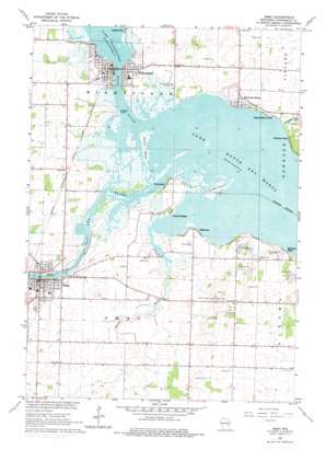 Omro USGS topographic map 44088a6