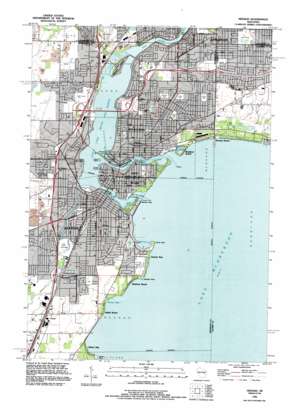 Neenah USGS topographic map 44088b4
