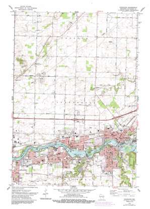 Kaukauna USGS topographic map 44088c3