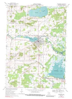 Weyauwega USGS topographic map 44088c8