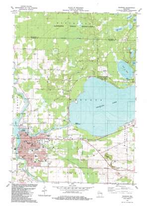 Shawano USGS topographic map 44088g5