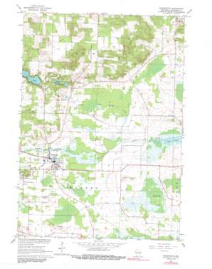 Redgranite USGS topographic map 44089a1