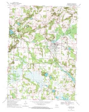 Wautoma USGS topographic map 44089a3