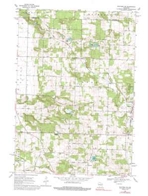 Wautoma NE USGS topographic map 44089b3