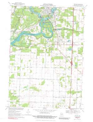 Whiting topo map