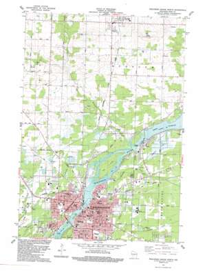 Wisconsin Rapids North USGS topographic map 44089d7