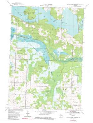Big Eau Pleine Reservoir USGS topographic map 44089f7