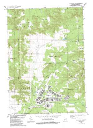 Alderwood Lake USGS topographic map 44090a6