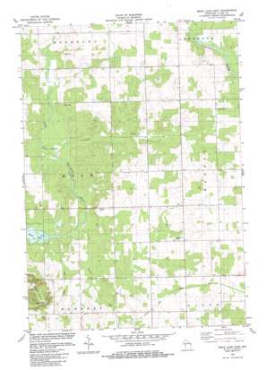 Mead Lake East USGS topographic map 44090g6