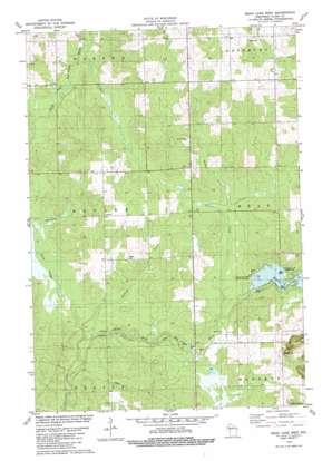 Mead Lake West topo map