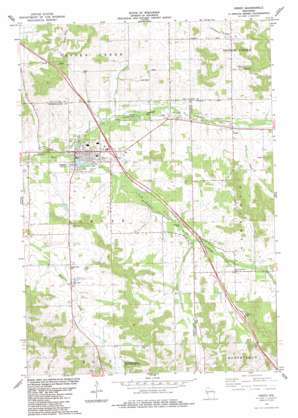 Osseo topo map