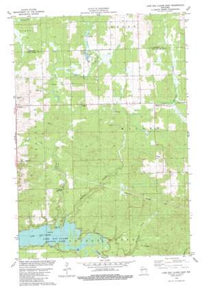 Lake Eau Claire East USGS topographic map 44091g1